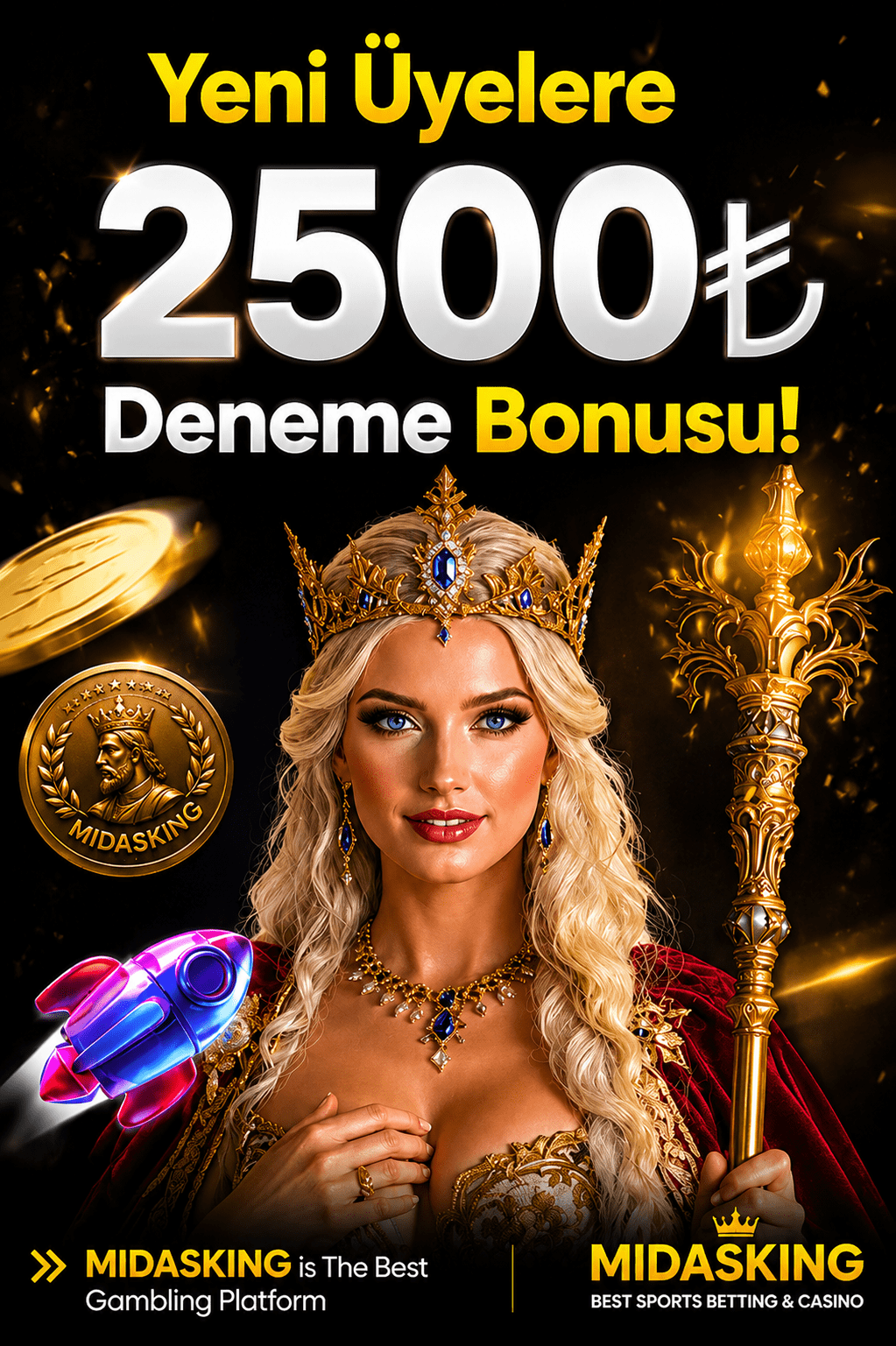Yeni Üyelere Özel 2500TL Deneme Bonusu!